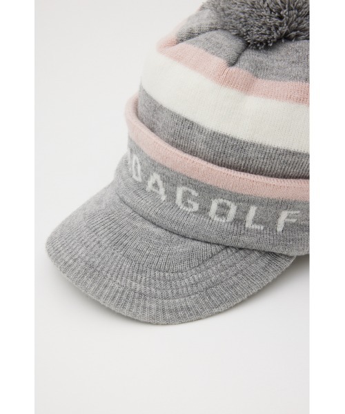 RIENDA GOLF(リエンダゴルフ)の「【RIENDA GOLF】 ボンボンロゴニットキャップ リエンダゴルフ(キャップ・レディース・ブラック/グレー/ホワイト・FREE)」の16枚目の写真