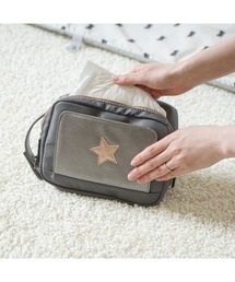 10mois（ディモワ）の「【10moisディモワ】ワンタッチおむつポーチ(フラップ付き)（おむつ用品/おむつポーチ）」