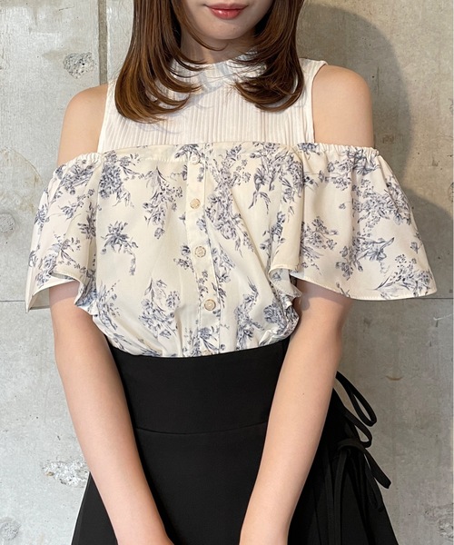 abc une face(アーベーセーアンフェイス)の「2WAYドッキングカットソー(Tシャツ/カットソー・レディース・ブラック/ホワイト/ホワイト系その他/パープル系その他/ブルー系その他/グレー/ブラック系その他・FREE)」の21枚目の写真