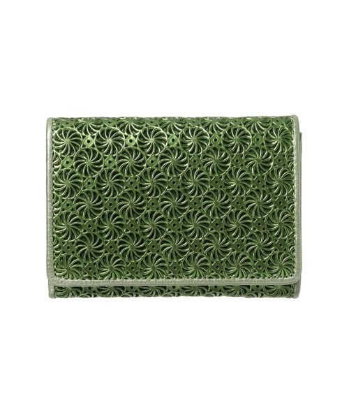 HIROKO HAYASHI（ヒロコハヤシ）の「GIRASOLE（ジラソーレ）蓋付名刺入れ（名刺入れ・レディース・ピンク系/ブラック系/ゴールド系/シルバー/ゴールド系3/モスグリーン・00）」の3枚目の写真