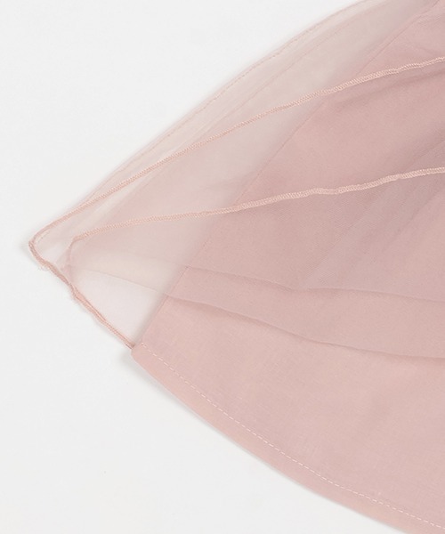 petit main（プティマイン）の「リボンつきチュールOPセット（セットアップ・キッズ・ライトグレー/ライトピンク/アイボリー・70cm/80ｃｍ）」の14枚目の写真