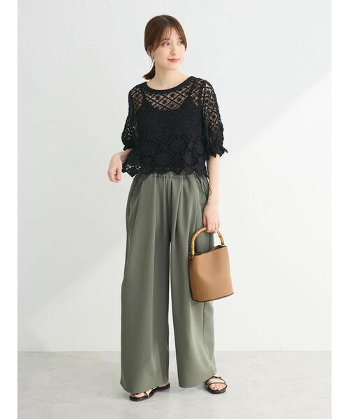 Sugar spoon（シュガースプーン）の「・SUGAR　SPOON　2wayクロシェカーディガン（カーディガン/ボレロ・レディース・アイボリー/ブラック/ブラウン/モカ・FREE）」の22枚目の写真