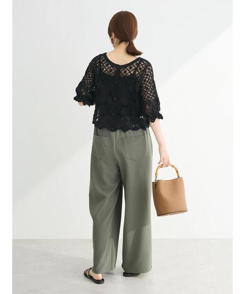 Sugar spoon（シュガースプーン）の「・SUGAR　SPOON　2wayクロシェカーディガン（カーディガン/ボレロ・レディース・アイボリー/ブラック/ブラウン/モカ・FREE）」の20枚目の写真