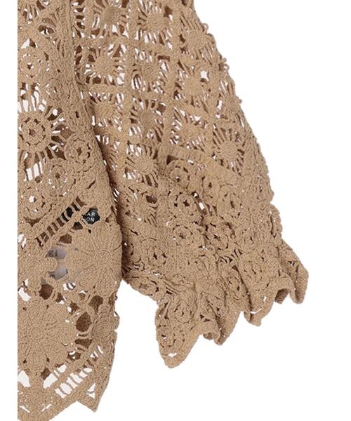 Sugar spoon（シュガースプーン）の「・SUGAR　SPOON　2wayクロシェカーディガン（カーディガン/ボレロ・レディース・アイボリー/ブラック/ブラウン/モカ・FREE）」の8枚目の写真