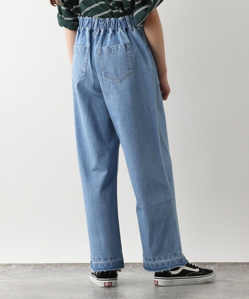 GLOBAL WORK（グローバルワーク）の「GOODデニムワイドパンツ/115803（デニムパンツ・キッズ・ピンク/ブラック/ライトブルー・120cm/130cm/140cm/150cm/160cm）」の8枚目の写真