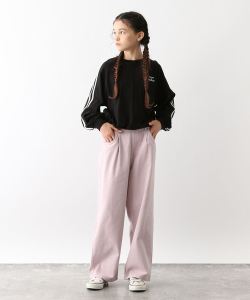 GLOBAL WORK（グローバルワーク）の「GOODデニムワイドパンツ/115803（デニムパンツ・キッズ・ピンク/ブラック/ライトブルー・120cm/130cm/140cm/150cm/160cm）」の22枚目の写真