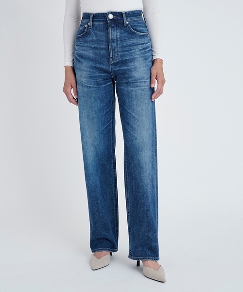 YANUK（ヤヌーク）の「PREMIUM2 ボーイズストレート"LEA"（デニムパンツ・レディース・ブルー・24inch/25inch/26inch/27inch/23inch/22inch/21inch）」の10枚目の写真