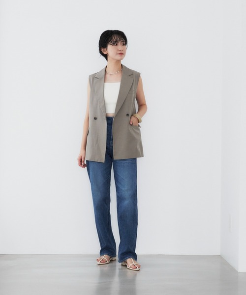 【YANUK/ヤヌーク】別注 LEA BOYS ストレートデニムパンツ IENA｜YANUK/ヤヌーク 別注 LEA BOYS カットオフ ストレート