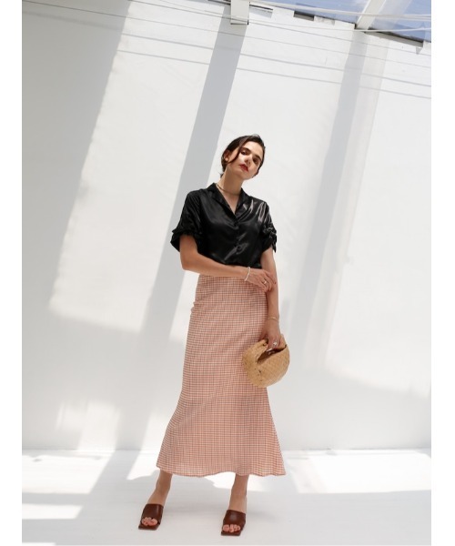 【セール】gingham mermaid skirt（スカート）｜Katrin TOKYO（カトリーントーキョー）