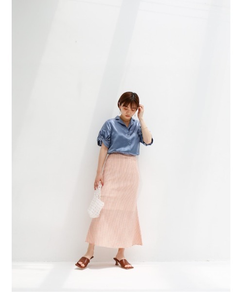 【セール】gingham mermaid skirt（スカート）｜Katrin TOKYO（カトリーントーキョー）