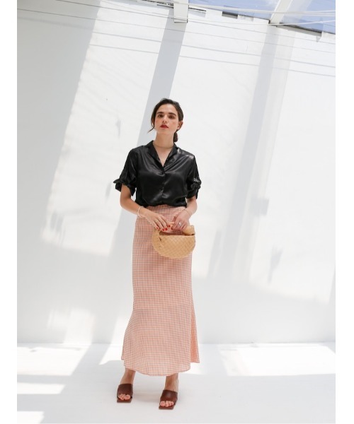 【セール】gingham mermaid skirt（スカート）｜Katrin TOKYO（カトリーントーキョー）