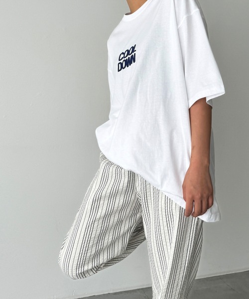 CANAL JEAN(キャナルジーン)の「1975 TOKYO COOL DOWN半袖Tシャツ(Tシャツ/カットソー・レディース・ミックスグレー/ホワイト/ブラック・LARGE/X-LARGE)」の11枚目の写真