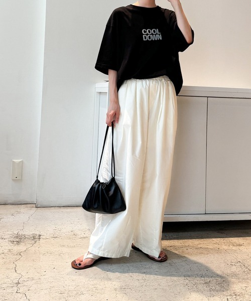 CANAL JEAN(キャナルジーン)の「1975 TOKYO COOL DOWN半袖Tシャツ(Tシャツ/カットソー・レディース・ミックスグレー/ホワイト/ブラック・LARGE/X-LARGE)」の6枚目の写真