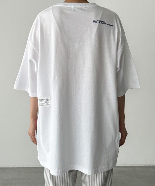 CANAL JEAN(キャナルジーン)の「1975 TOKYO COOL DOWN半袖Tシャツ(Tシャツ/カットソー・レディース・ミックスグレー/ホワイト/ブラック・LARGE/X-LARGE)」の18枚目の写真