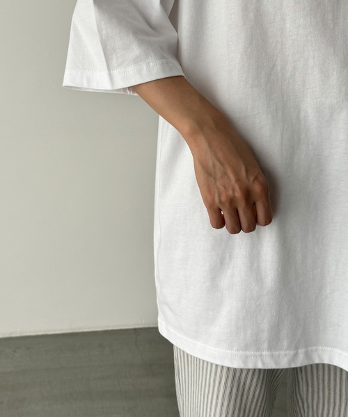 CANAL JEAN(キャナルジーン)の「1975 TOKYO COOL DOWN半袖Tシャツ(Tシャツ/カットソー・レディース・ミックスグレー/ホワイト/ブラック・LARGE/X-LARGE)」の16枚目の写真