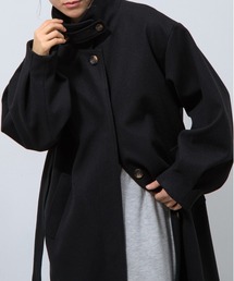 COLONY 2139 | ベルト付ボリューム袖ステンカラーコート(ステンカラーコート)