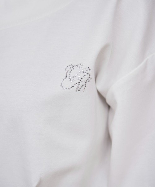 31 Sons de mode（トランテアン　ソン　ドゥ　モード）の「ワンショルダンボールスウェット（スウェット・レディース・オフホワイト/ブラック/ワイン・フリー）」の19枚目の写真