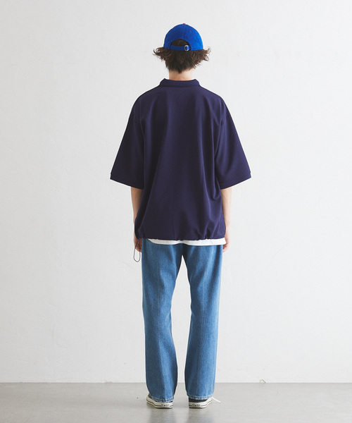 417 EDIFICE（フォーワンセブンエディフィス）の「”PERFECTECH” カノコ ポロシャツ（ポロシャツ・メンズ・ネイビー/ライトグレー/チャコールグレー・LARGE/MEDIUM/SMALL）」の14枚目の写真