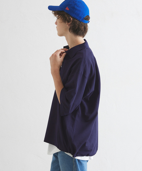 417 EDIFICE（フォーワンセブンエディフィス）の「”PERFECTECH” カノコ ポロシャツ（ポロシャツ・メンズ・ネイビー/ライトグレー/チャコールグレー・LARGE/MEDIUM/SMALL）」の9枚目の写真