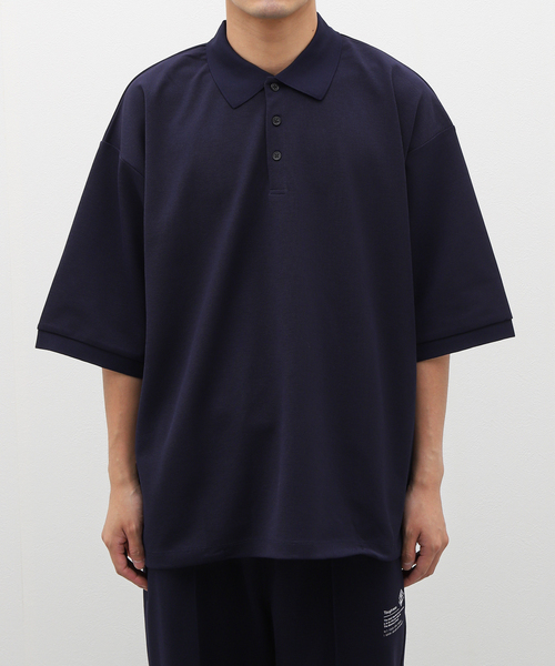 417 EDIFICE（フォーワンセブンエディフィス）の「”PERFECTECH” カノコ ポロシャツ（ポロシャツ・メンズ・ネイビー/ライトグレー/チャコールグレー・LARGE/MEDIUM/SMALL）」の20枚目の写真