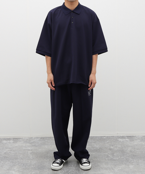 417 EDIFICE（フォーワンセブンエディフィス）の「”PERFECTECH” カノコ ポロシャツ（ポロシャツ・メンズ・ネイビー/ライトグレー/チャコールグレー・LARGE/MEDIUM/SMALL）」の21枚目の写真