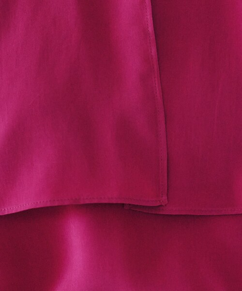 【セール】【二の腕カバー/パウダータッチ】ケープデザインブラウス（シャツ/ブラウス）｜UNTITLED（アンタイトル）