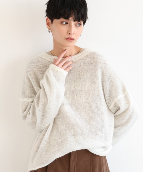 みぎにひだりさん専用 セール】BARNYARDSTORM / モヘアライトニット【WEB限定カラー