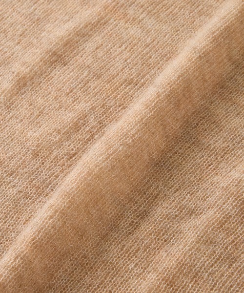 BARNYARDSTORM（バンヤードストーム）の「BARNYARDSTORM / モヘアライトニット【WEB限定カラー】ハンドウォッシャブル（ニット/セーター・レディース・ベージュ/ブラック/ホワイト/グレー/レッド/ピンク/ブルー・FREE）」の9枚目の写真