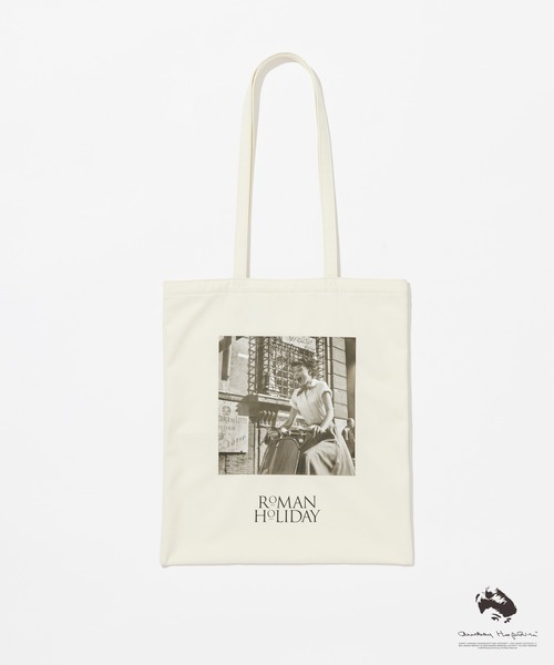 ROPE'(ロペ)の「【AUDREY HEPBURN COLLECTION BY JUN】プリントトートバッグ(トートバッグ・レディース・ホワイト系その他/ホワイト系その他2/ホワイト系その他3・FREE)」の11枚目の写真