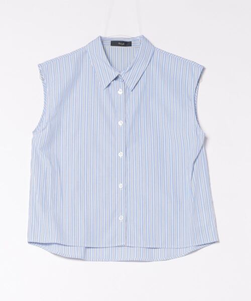 SWINGLE（スウィングル）の「ノースリーブシャツ×ビスチェセットブラウス（シャツ/ブラウス・レディース・ブルー系その他4/グレー系その他4/ブラック・FREE）」の5枚目の写真