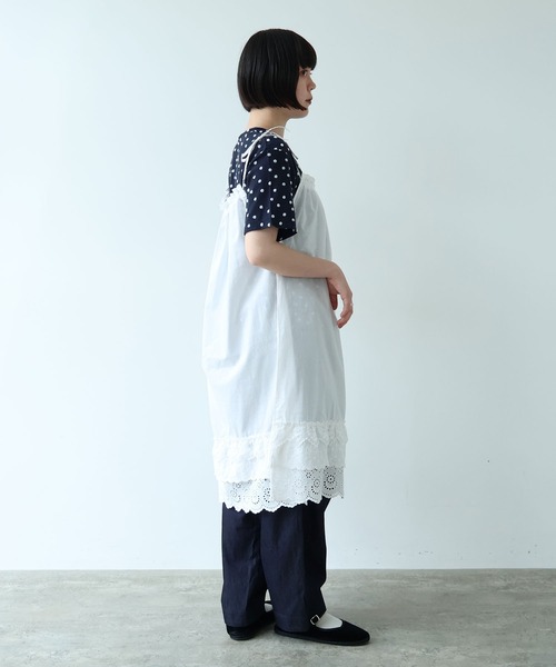bulle de savon（ビュルデサボン）の「△3ren lace 2wayギャザースカート（スカート・レディース・ブラック/ホワイト・FREE）」の12枚目の写真