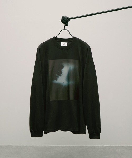 ENDER PRODUCTS（エンダープロダクツ）の「ノイズランドスケープグラフィックプリントカットソー【ENDER PRODUCTS/エンダープロダクツ】（Tシャツ/カットソー・メンズ・スミクロ/ブラック/ホワイト・L/M）」の16枚目の写真