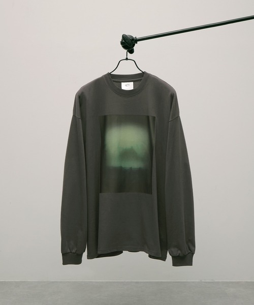 ENDER PRODUCTS（エンダープロダクツ）の「ノイズランドスケープグラフィックプリントカットソー【ENDER PRODUCTS/エンダープロダクツ】（Tシャツ/カットソー・メンズ・スミクロ/ブラック/ホワイト・L/M）」の13枚目の写真