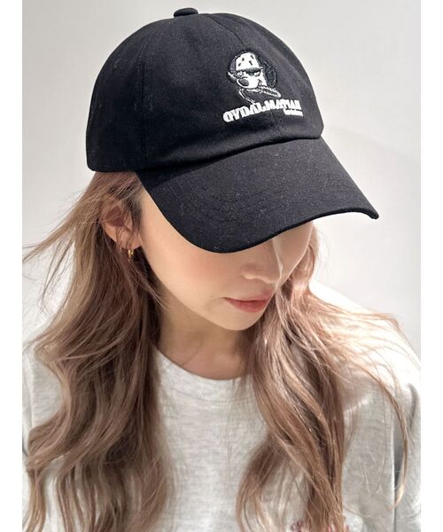 GYDA(ジェイダ)の「GYDALMATIANツイルCAP(キャップ・レディース・ブラック/ボルドー・FREE)」の12枚目の写真