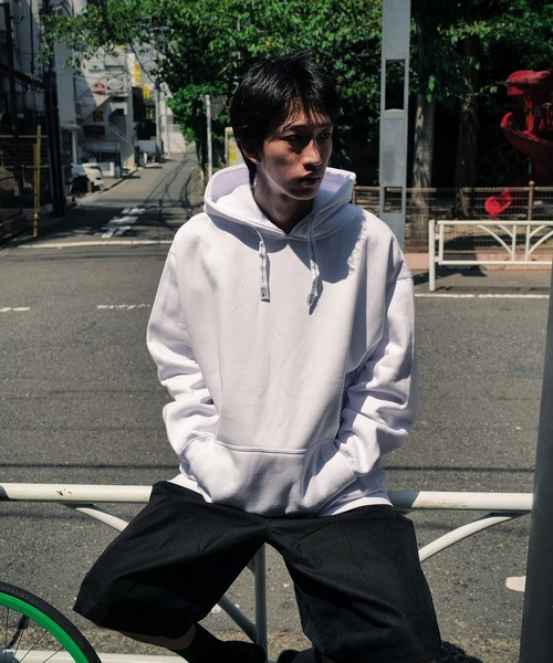 PRO CLUB （プロクラブ）の「【PRO CLUB/プロクラブ】HEAVY WEIGHT PULLOVER HOODIE 　13オンス ヘビーウェイトプルオーバーフーディー プルパーカー PCB142（パーカー・メンズ・ブラック/ネイビー/杢グレー/ホワイト・X-LARGE/XX-LARGE/LARGE/MEDIUM）」の2枚目の写真