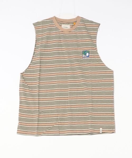 TCSS(ティーシーエスエス)の「MUSCLE/Critical Slide(クリティカルスライド)TCSSワンポイントデザインリラックスサイジングマッスルタンクトップノースリーブ(タンクトップ・メンズ・ライトグリーン・LARGE/X-LARGE)」の1枚目の写真