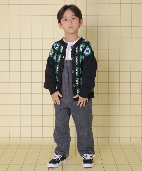 LEPSIM（レプシィム）の「【KIDS】デニムサロペ　148972（サロペット/オーバーオール・キッズ・グレー/ブルー・140/120）」の14枚目の写真