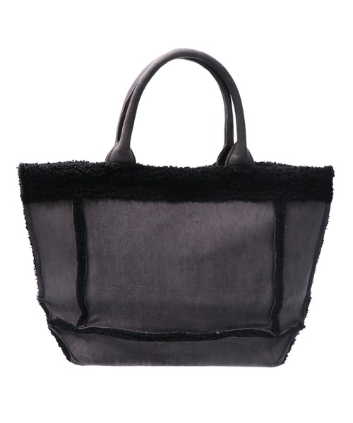 Minnetonka(ミネトンカ)の「【MINNETONKA/ミネトンカ】BOA HANDBAG ボアハンドバッグ(ハンドバッグ・レディース・ブラウン/グレー/アイボリー・FREE)」の6枚目の写真