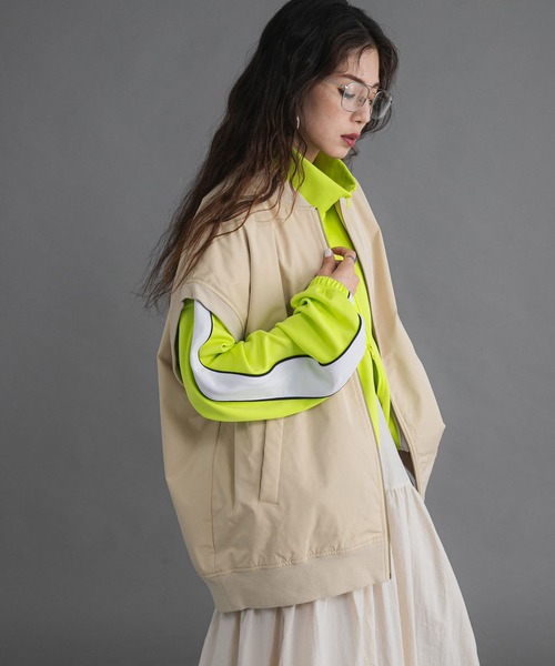 セール】オーバーサイズMA-1ベスト（ライダースジャケット）｜bohmal