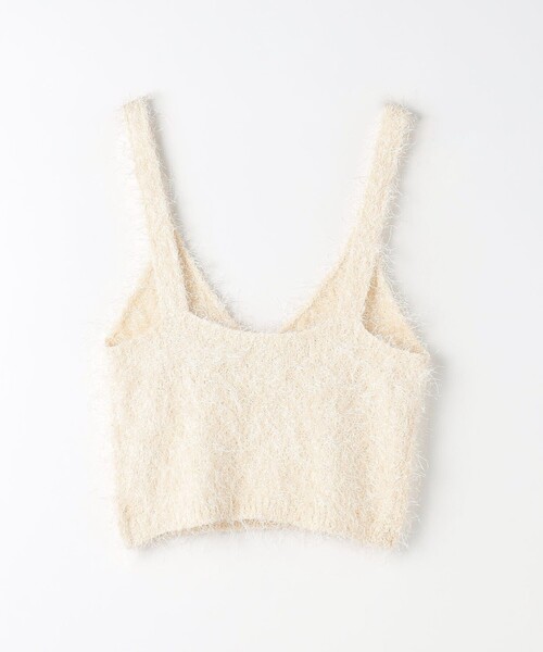 CITEN　フリンジキャミソール　ラメシアーユルトップ　フロントスリットTシャツ CITEN フリンジキャミソール ラメシアーユルトップ フロント