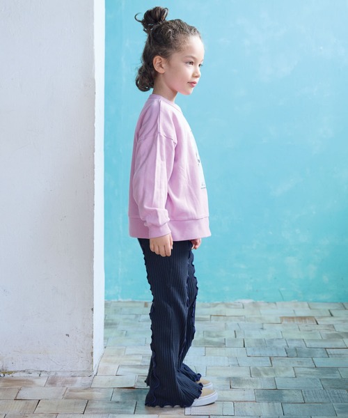 Life Support Products（ライフサポートプロダクツ）の「L/Sプリントトレーナー（スウェット・キッズ・チャコール/オフホワイト/杢グレー/グリーン/ピンク/モカ/ネイビー/マスタード/ホワイト系その他/レッド・100/95/90/80/110/150/140/130/120）」の16枚目の写真