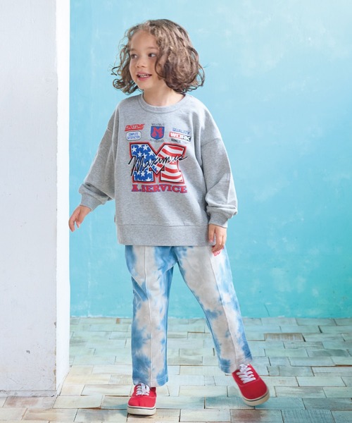 Life Support Products（ライフサポートプロダクツ）の「L/Sプリントトレーナー（スウェット・キッズ・チャコール/オフホワイト/杢グレー/グリーン/ピンク/モカ/ネイビー/マスタード/ホワイト系その他/レッド・100/95/90/80/110/150/140/130/120）」の19枚目の写真