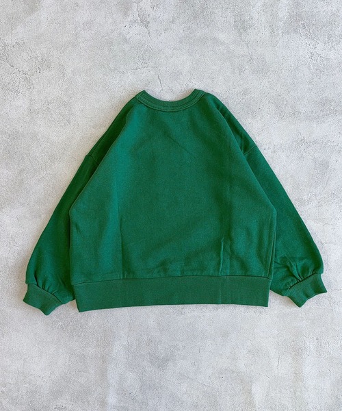 Life Support Products（ライフサポートプロダクツ）の「L/Sプリントトレーナー（スウェット・キッズ・チャコール/オフホワイト/杢グレー/グリーン/ピンク/モカ/ネイビー/マスタード/ホワイト系その他/レッド・100/95/90/80/110/150/140/130/120）」の12枚目の写真