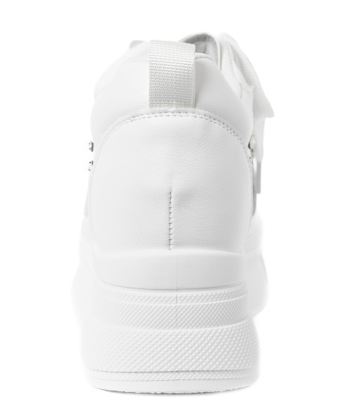 R&E（アールアンドイー）の「【R&E】ビジューデコレイト厚底スニーカー（スニーカー・レディース・ホワイト/ブラック・M/L/LL/S）」の9枚目の写真