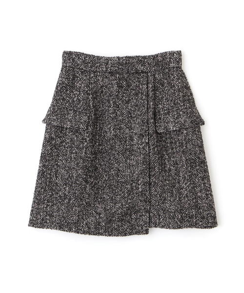 PROPORTION BODY DRESSING(プロポーションボディドレッシング)の「フラップミニスカート / 1214220005(スカート・レディース・ブラック/グレー/ホワイト系その他/ブラウン・X-SMALL/SMALL/MEDIUM)」の5枚目の写真