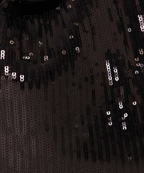 Jines（ジネス）の「スパンコールトートバッグ（ハンドバッグ・レディース・ブラック/シルバー・フリー）」の8枚目の写真