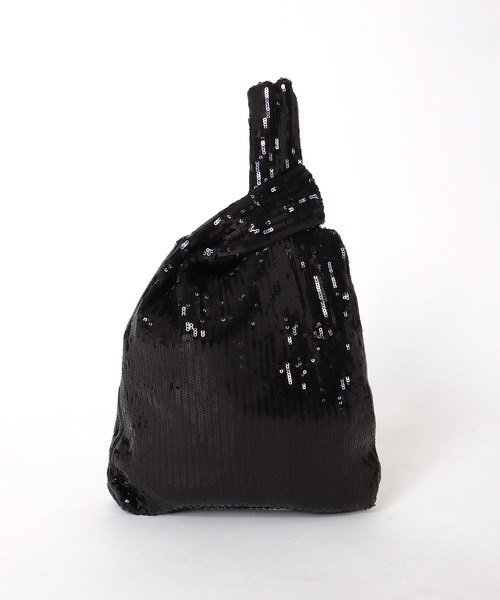 Jines（ジネス）の「スパンコールトートバッグ（ハンドバッグ・レディース・ブラック/シルバー・フリー）」の12枚目の写真