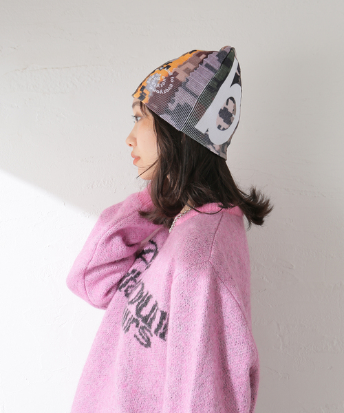 帽子 b.eautiful Swatch Camo Beanie b.Eautiful