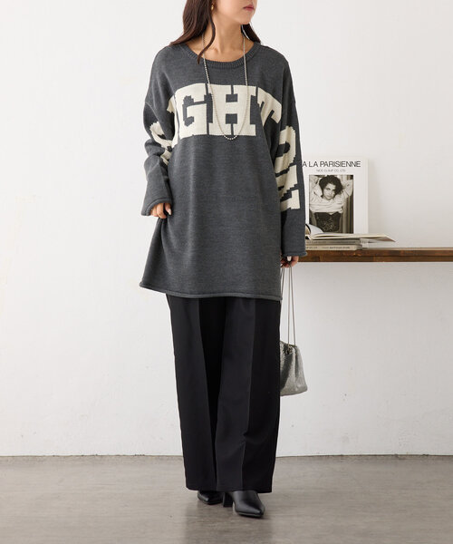 continuer de NICE CLAUP（コンティニューデナイスクラップ）の「【WEB限定】《サイズ展開あり》美シルエットツータックワイドパンツ（その他パンツ・レディース・ブラウン/ブラック/チャコールグレー・SMALL/MEDIUM）」の16枚目の写真