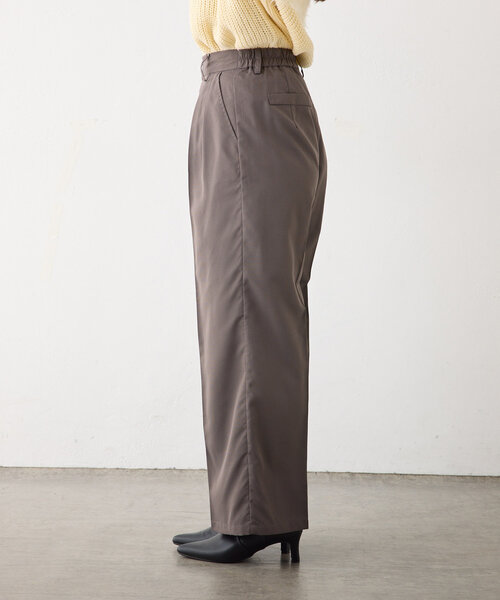 continuer de NICE CLAUP（コンティニューデナイスクラップ）の「【WEB限定】《サイズ展開あり》美シルエットツータックワイドパンツ（その他パンツ・レディース・ブラウン/ブラック/チャコールグレー・SMALL/MEDIUM）」の20枚目の写真